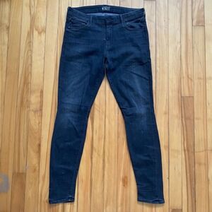 Mother The Looker Skinny Jeans Dark Wash Stretch Denim Size 30